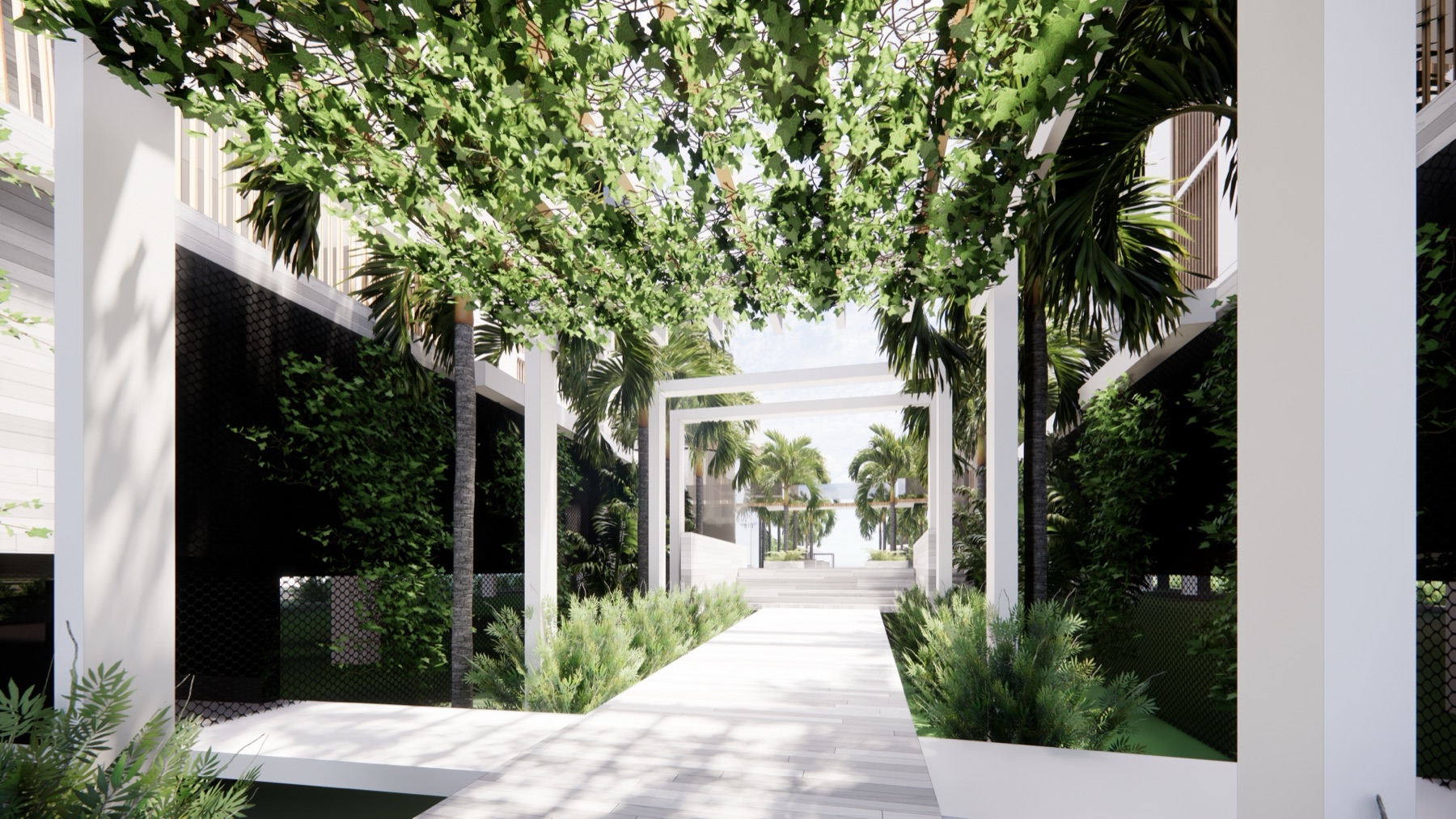 KOKOMO landscaped entry